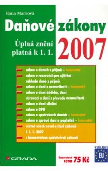 Daňové zákony 2007