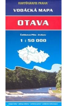 Otava Čeňkova Pila - Zvíkov : vodácká mapa 1:50 000
