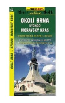 Okolí Brna východ Moravský kras 1:50 000