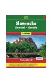Slovensko autoatlas 1:500 000 : prehladná automapa : prejazdné plány miest : register sídiel s PSČ