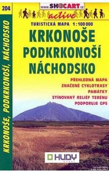 Krkonoše, Podkrkonoší, Náchodsko : turistická mapa 1:100 000 + vyznačené cyklotrasy