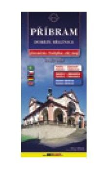 Příbram Dobříš ; Březnice : plán města 1:12^000 : památky-zajímavosti, jednosměrky-parkoviště, rejstřík -ubytování