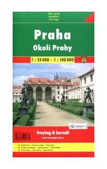 Prahaplán města 1:20^000 ; Okolí Prahy : turistická mapa 1:100^000 : dálkové cyklotrasy, stínovaný reliéf terénu, podporuje GPS, památky