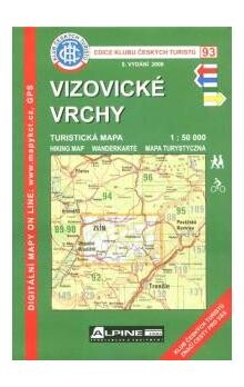 Vizovické vrchy turistická mapa 1:50 000