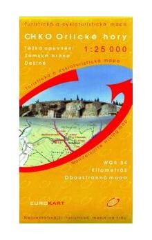 CHKO Orlické hory těžká opevnění, Zemská brána, Deštné : turistická a cykloturistická mapa