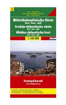 freytag&berndt Mitteldalmatinische Küste 1:100 000 -