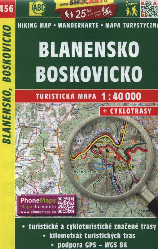 Blanensko, Boskovicko : turistická mapa 1:40 000 + cyklotrasy