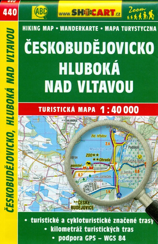 Českobudějovicko, Hluboká nad Vltavouturistická mapa 1:40 000