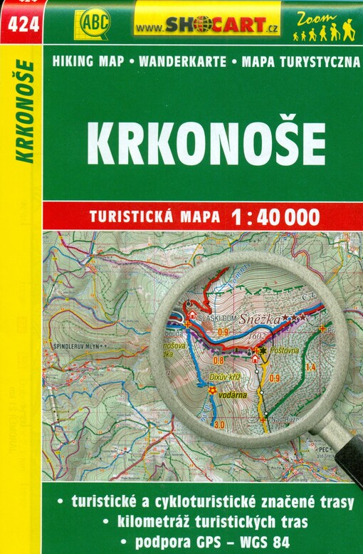 Krkonoše turistická mapa 1:40 000