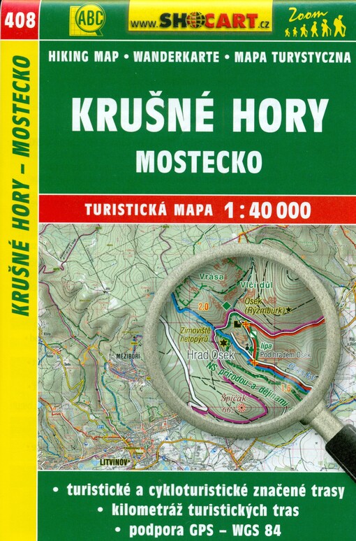 Krušné hory - Mosteckoturistická mapa 1:40 000