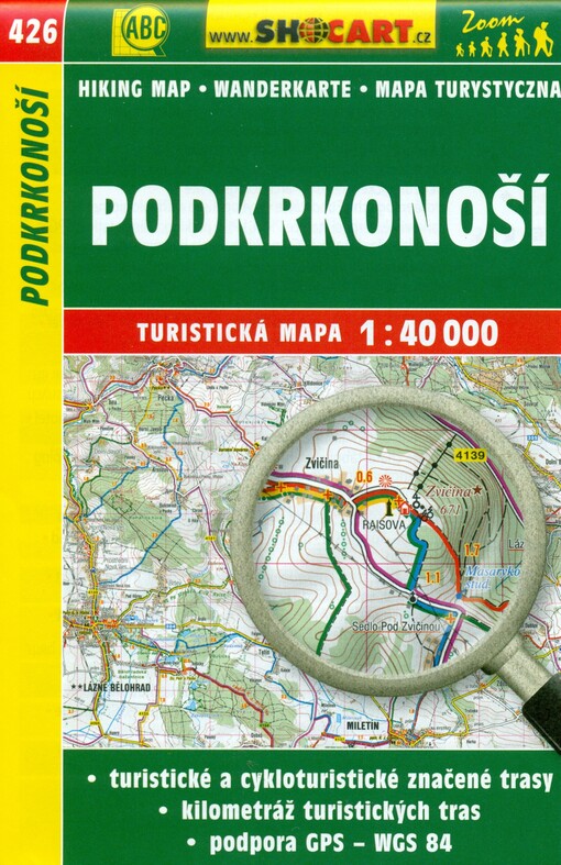 Podkrkonošíturistická mapa 1:40 000