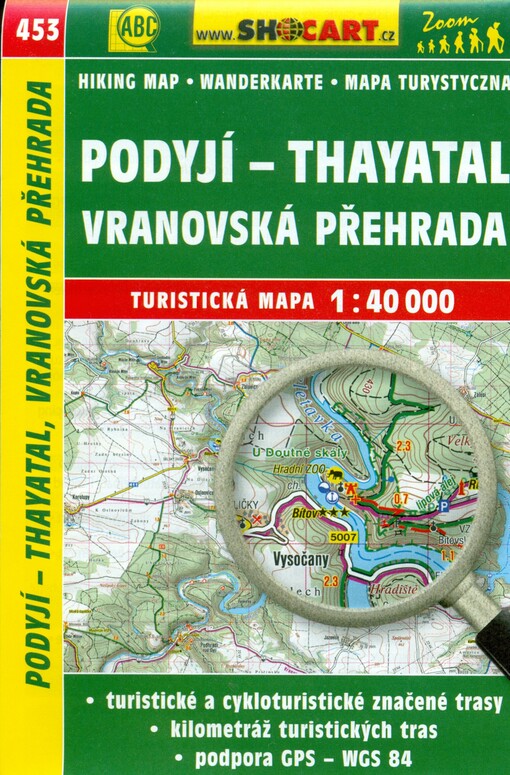 Podyjí - Thayatal Vranovská přehrada : turistická mapa 1:40 000