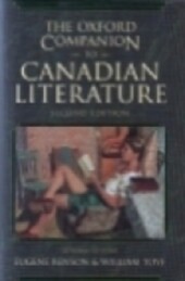 The Oxford companion to Canadian literature