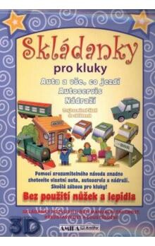 Skládanky pro kluky auta a vše, co jezdí, autoservis, nádraží : bez použití nůžek a lepidla