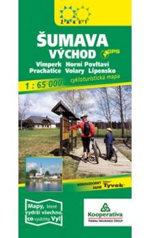 Šumava - východ Vimperk, Horní Povltaví, Prachatice, Volary, Lipensko : cykloturistická mapa 1:65 000