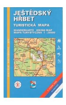 Ještědský hřbet turistická mapa 1:25 000