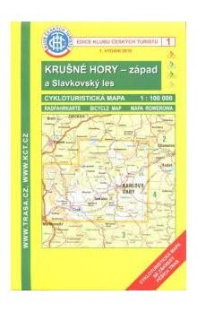 Krušné hory-západ a Slavkovský les cykloturistická mapa 1:100 000