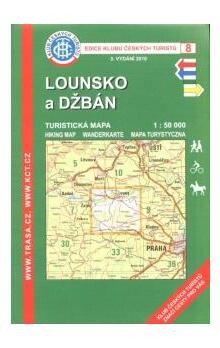 Lounsko a Džbán turistická mapa 1:50 000