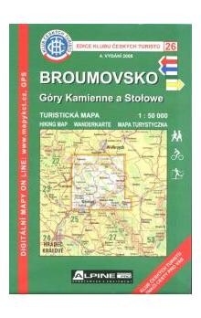 Broumovsko Góry Kamienne a Stołowe : turistická mapa 1:50 000