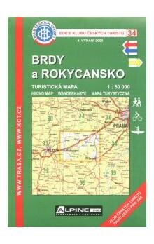 Brdy a Rokycansko turistická mapa 1:50 000