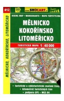 Mělnicko, Kokořínsko, Litoměřicko turistická mapa 1:40 000