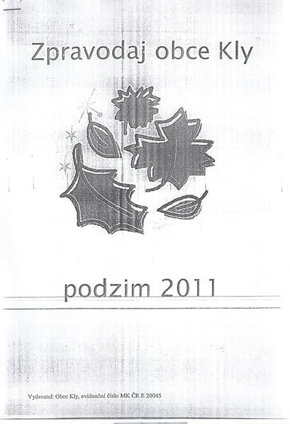 Zpravodaj obce Kly