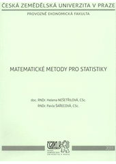 Matematické metody pro statistiky  (odkaz v elektronickém katalogu)