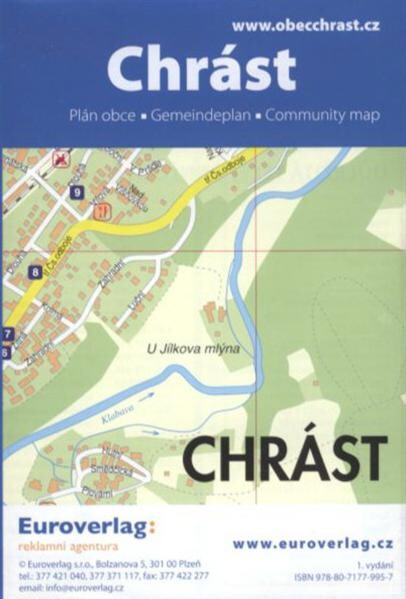 Chrást plán obce