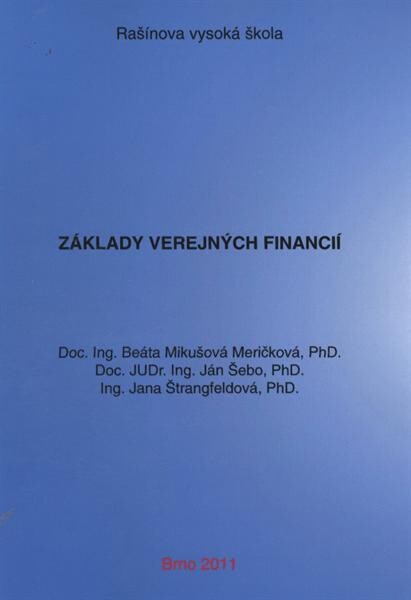 Základy verejných financií