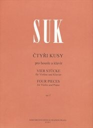 Čtyři kusy pro housle a klavír : 1900