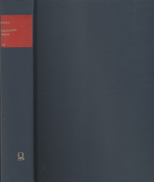 Gesammelte Werke. Bd. 14, Nachlassverzeichnis