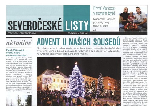 Severočeské listy : zpravodaj, který píšete sami