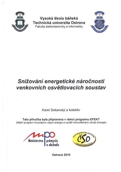 Snižování energetické náročnosti venkovních osvětlovacích soustav