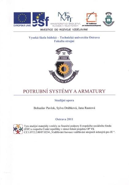 Potrubní systémy a armatury :studijní opora