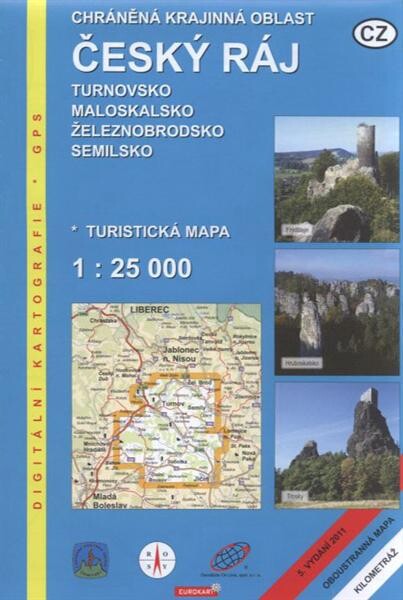 Český ráj Turnovsko, Maloskalsko, Železnobrodsko, Semilsko : turistická mapa