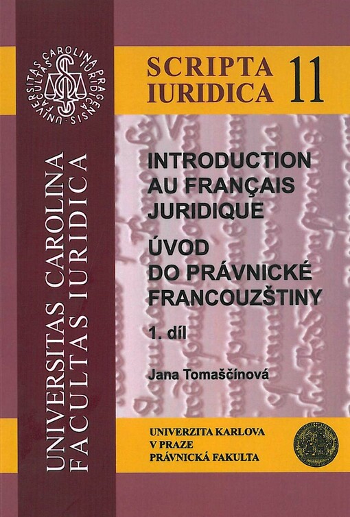Introduction au français juridique = Úvod do právnické francouzštiny