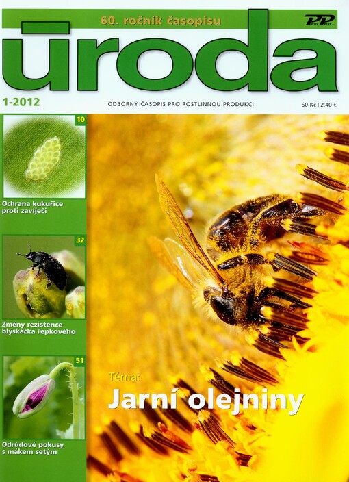 Úroda = Pôda a úroda : Časopis pro rostlinnou výrobu
