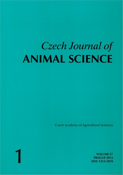 Czech Journal of Animal Science