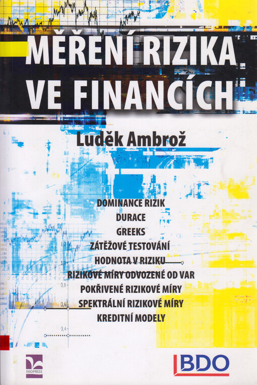 Měření rizika ve financích