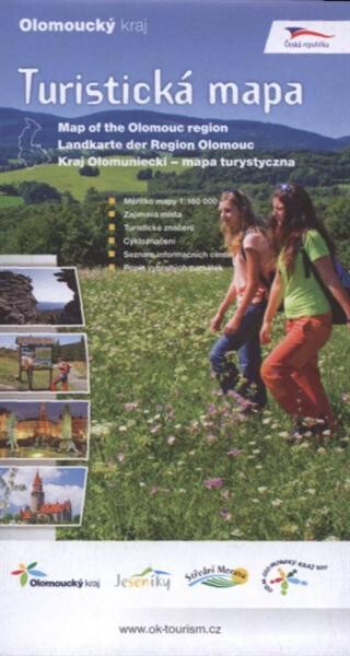 Olomoucký kraj turistická mapa = Map of the Olomouc region = Landkarte der Region Olomouc = Kraj Ołomuniecki - mapa turystyczna