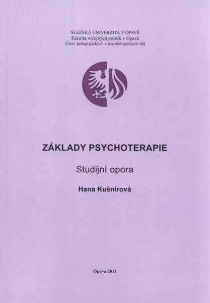 Základy psychoterapie : studijní opora
