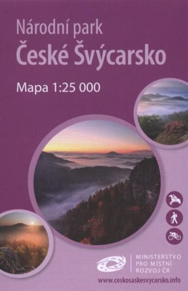 Národní park České Švýcarsko Nationalpark Böhmische Schweiz : turistická a cykloturistická mapa 1:25 000