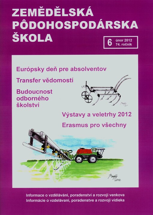 Zemědělská škola : celostátní časopis pro zemědělské, lesnické a potravinářské školy a školní hospodářství