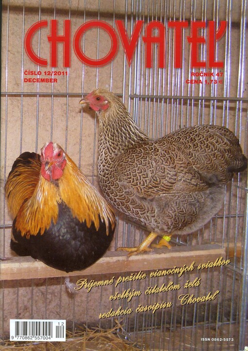Chovateľ : odborný časopis pre chovateľov