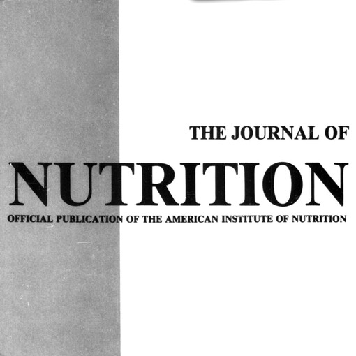 The Journal of nutrition