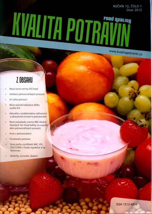 Kvalita potravin = Food Quality