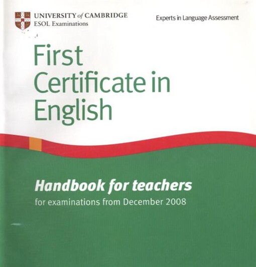 First Certificate in English 