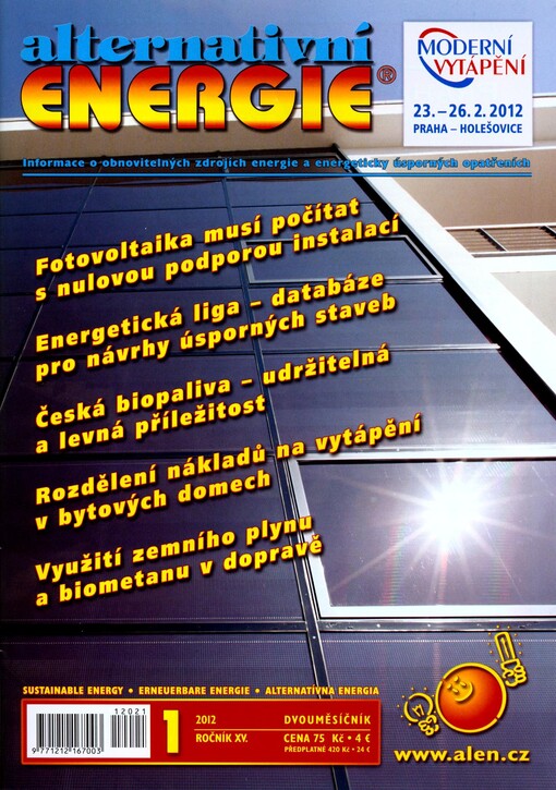 Alternativní energie = Alternativ energie = Sustainable Energy : informace o úsporách paliv a energie a využívání netradičních zdrojů energie v domácnostech a podnikání