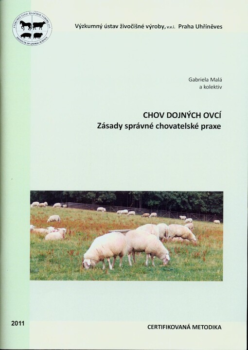Chov dojných ovcí - zásady správné chovatelské praxe : certifikovaná metodika
