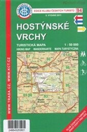 Hostýnské vrchy turistická mapa 1:50 000